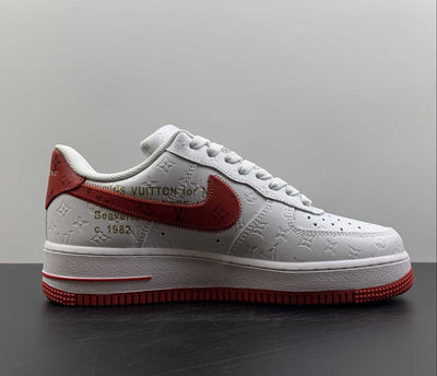 Nike Air Force 1 Low “LV Monogram White Red Off-White”