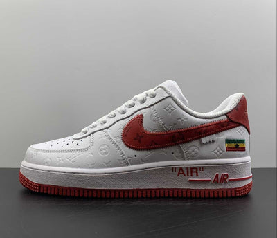 Nike Air Force 1 Low “LV Monogram White Red Off-White”